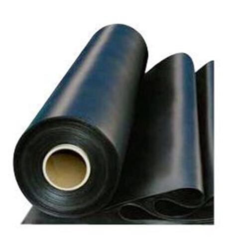Textured HDPE Geomembrane Single Side Black Color For Cofferdam Construction