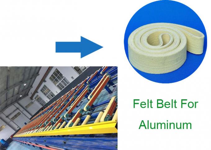High Density Nomex Industrial Felt Fabric Endless Belt For Cooling Table