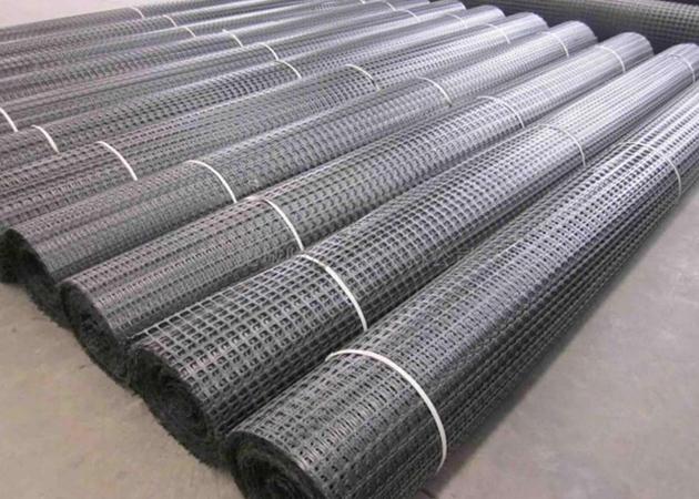 High Strength Polypropylene PP Biaxial Geogrid PE Geogrid Use For Road Construction