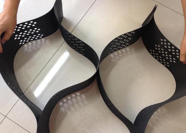 1.5mm thickness Black Color Hdpe Geocell, Geomesh for road construction