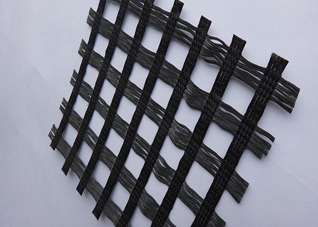 Geogrid Reinforcing Fabric HIgh Strength Polyester Warp Knitted Geogrid