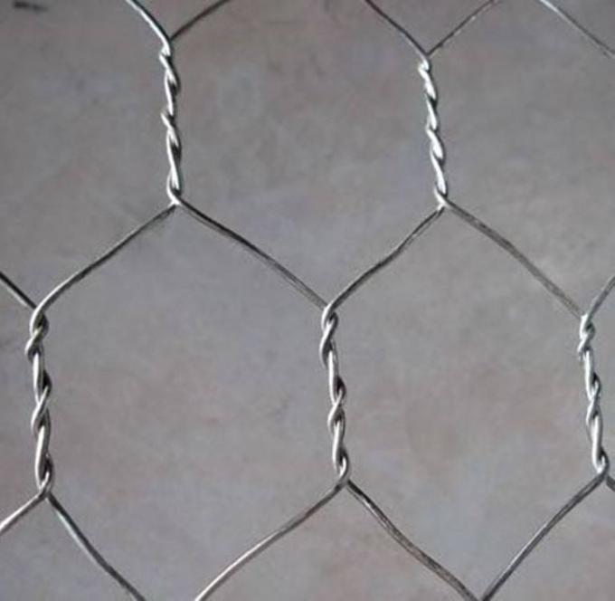 CE Hdpe Geonet Gabion Wire Mesh / Low Carbon Stone Cage  2.2mm  - 4.0mm Wire
