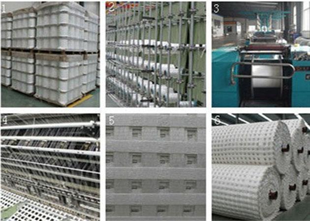 Fiberglass Biaxial Geogrid Reinforcing Fabric Corrosion Resistance For Road