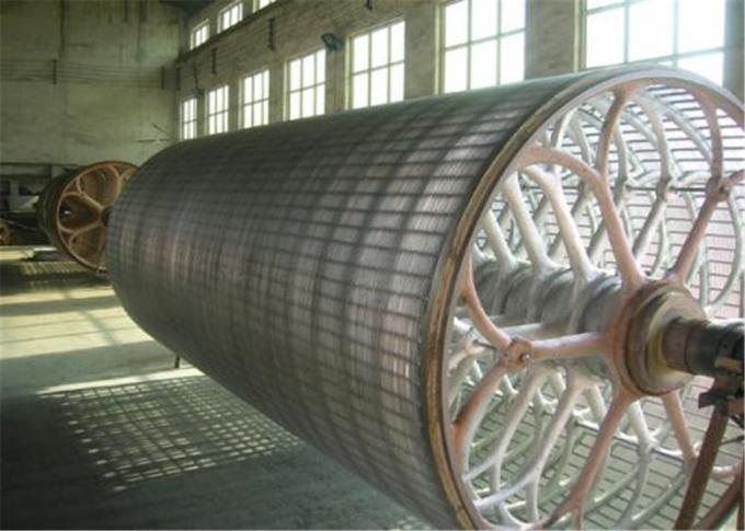 High Speed Paper Machine Parts , Stainless Steel Cylinder Mould Diameter 1250mm