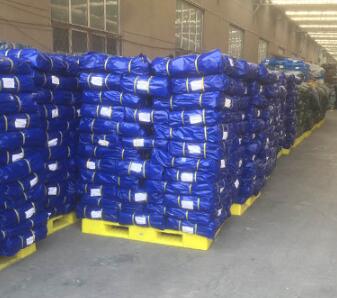 Blue Geosynthetic Fabric PE Tarpaulins 200GSM For Truck Cover