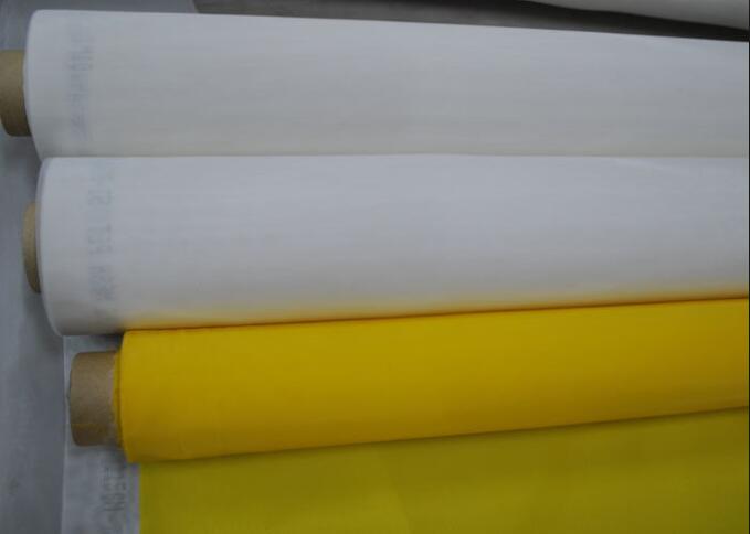 High Tension Nylon,PET Printing White And Yellow Screen Mesh For Textile And Glass Printing