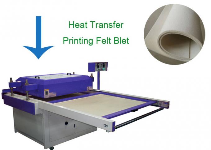 6-12mm White Heat Transfer Printing Calender Endless Nomex Felts
