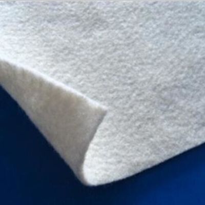 China White Color PET Geotextile Stabilization  Fabric Non Woven Light weight UV Resistance supplier