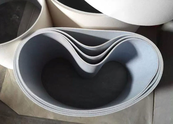 China White Color Synthetic Fiber Type Seamless Battery Pasting Belts supplier
