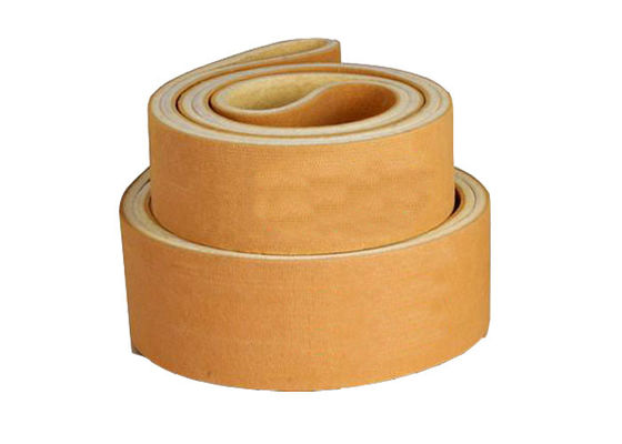 China Brown Color Pbo Industrial Felt Fabric Seamless Belt For Aluminum Industry supplier