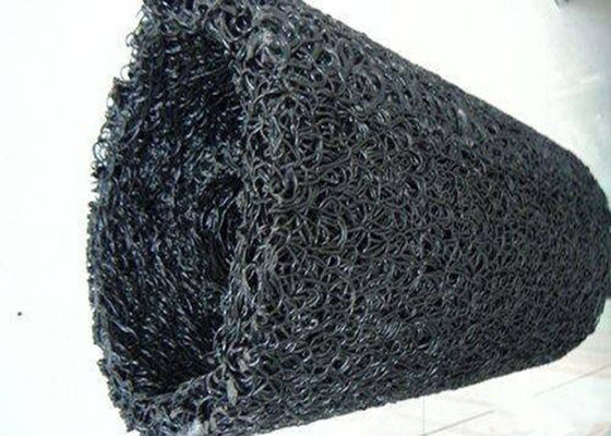 China Geocomposite Drain Plastic Blind Ditch PP Material Black Color Lightweight Circular Shape supplier