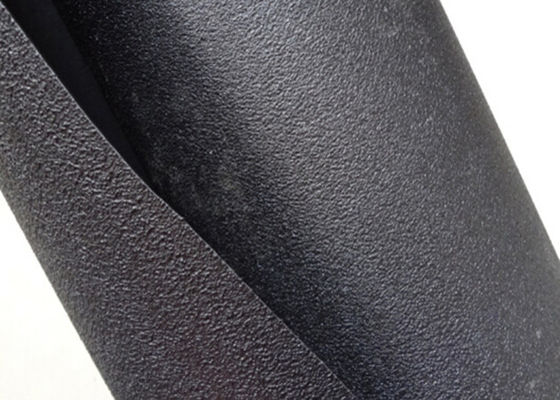 China Textured HDPE Geomembrane Single Side Black Color For Cofferdam Construction supplier