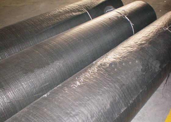 China PP Flat Yarn Woven Geotextile Stabilization Fabric Black Color For Dam Reinforcement supplier