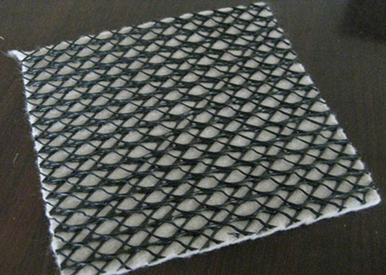 China HDPE Geonet, Composite Tri-planar Geonet Light weight With Non Woven Geotextile supplier
