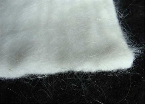 China UV Resistance Polyester Filament Non Woven Geotextile Fabric White Color supplier