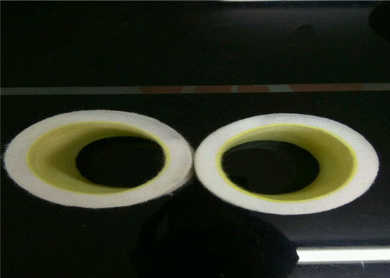 China Heat Resistant Nomex Felt Tube For Cooling Table Equipment Light White supplier
