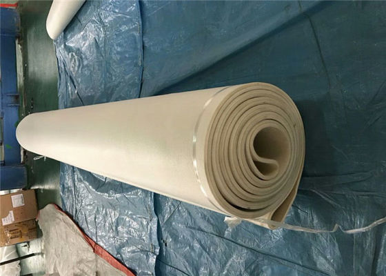 China White Industrial Felt Fabric / Endless Felt Belt 1800 - 30000mm Length supplier