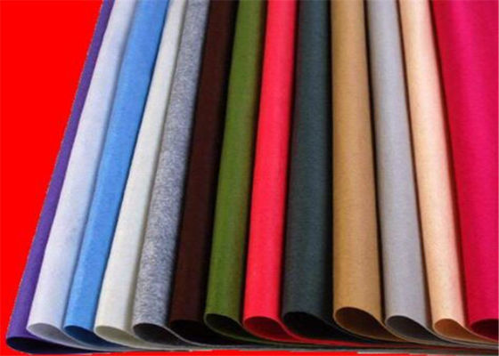 China Anti - Static Wool Felt Blend Fabric No Smell With 100％ Viscose Fiber supplier