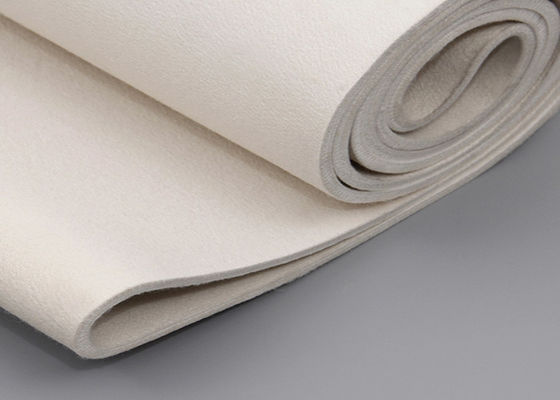 China 10MM White Endless Nomex Felt Belt For Heat Transfer Printing Machine supplier