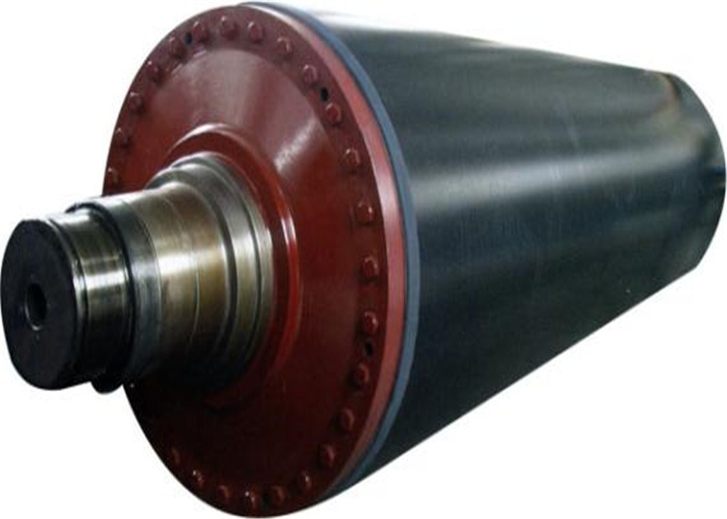 Jumbo Paper Machine Rolls , Rubber Coated Suction Press Roll Custom Working Speed