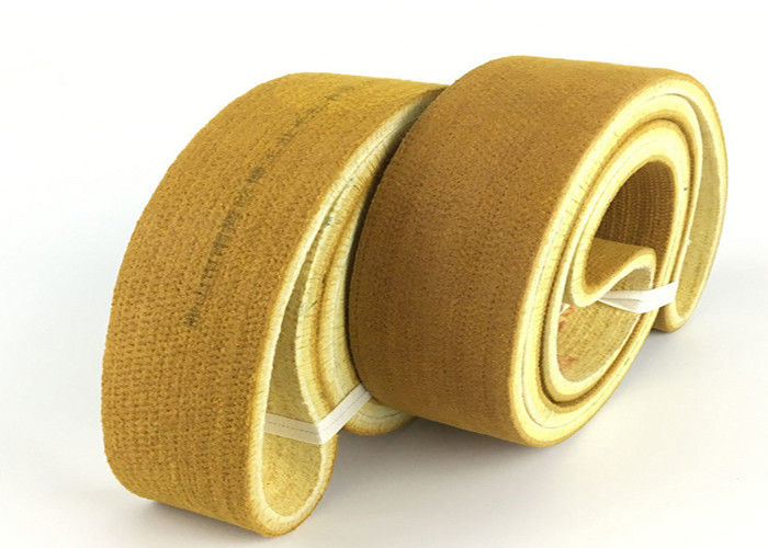 Brown Color PBO+Kevlar Endless Conveyor Belts For The Aluminium Industry