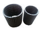 Geocomposite Drain Hard Water Permeable Pipe 3mm Thickness Black Color For Sewage Treatment supplier