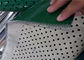 Green PVC Plastic Corrugator Conveyor Belt With Punching Holes For Lightweight Conveying supplier