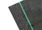 Black Woven Geotextile / Geosynthetic Fabric PP Woven Silt Fence For Construction Site supplier