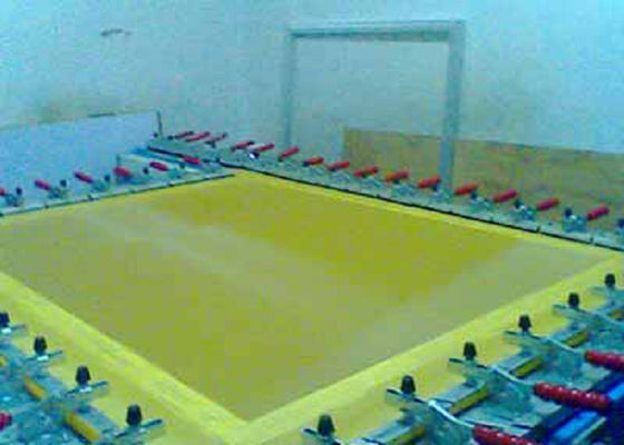 China White And Yellow Color 10T-200T Bolting Cloth For Screen Printing factory