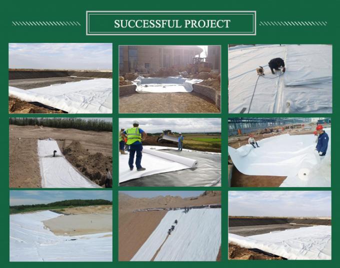 Polyethelene Nonwoven Geotextile Fabric 5.8m For Roads Isolation 5