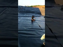 New Aging Resistant Hdpe Pond Liner Hdpe Impermeable Membrane Double Smooth hdpe Geomembrane