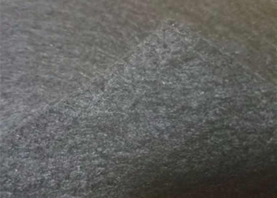China Gray Geosynthetic Fabric 200g 5.8m Width , Heat Treatment Nonwoven Geotextile supplier