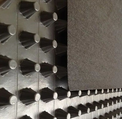 Quality  Black HIPS Dimple Plastic Drainage Board ISO9001 Certificated factory