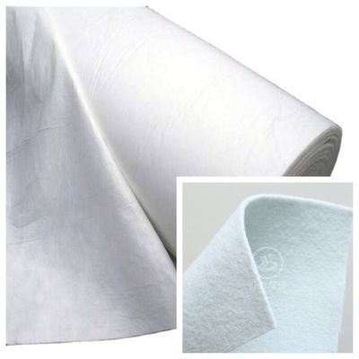 Pp Nonwoven Geotextile Geosynthetic Fabric 800g / M2 Short Fiber Filtration 300m