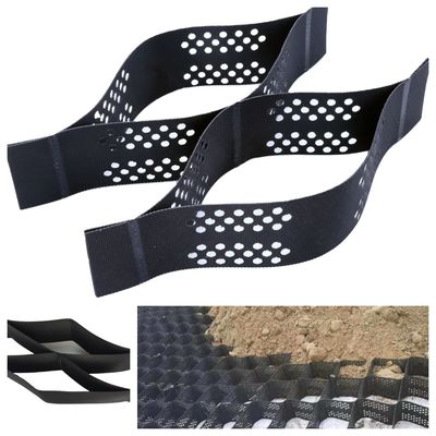 Textured Perforated Plastic Geocell Gravel Grid Soil Stabilizer