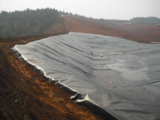HDPE Plastic Geomembrane Sheet Pond Liner 0.25mm  Landfill Waterproofing