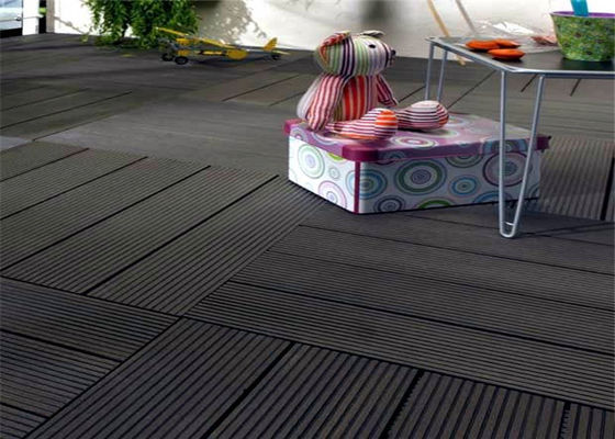 Wood  Plastic Composite Easy install Home-decorating DIY Decking Tiles