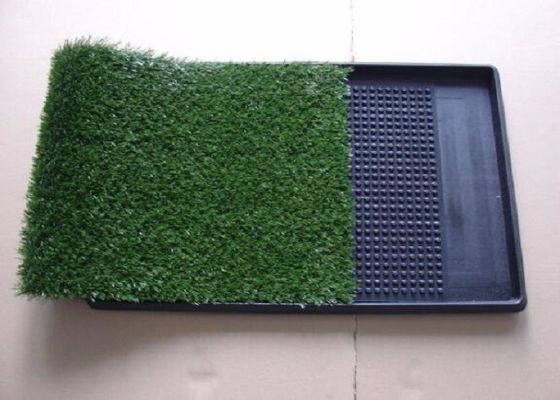 Green Artificial Pet Turf / Artificial Turf Grass For Dogs Environment Friendly